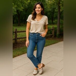 Kork Ease Nora Crocheted Clog Brown White Chunky Heel Boho Feminine Comfort 7